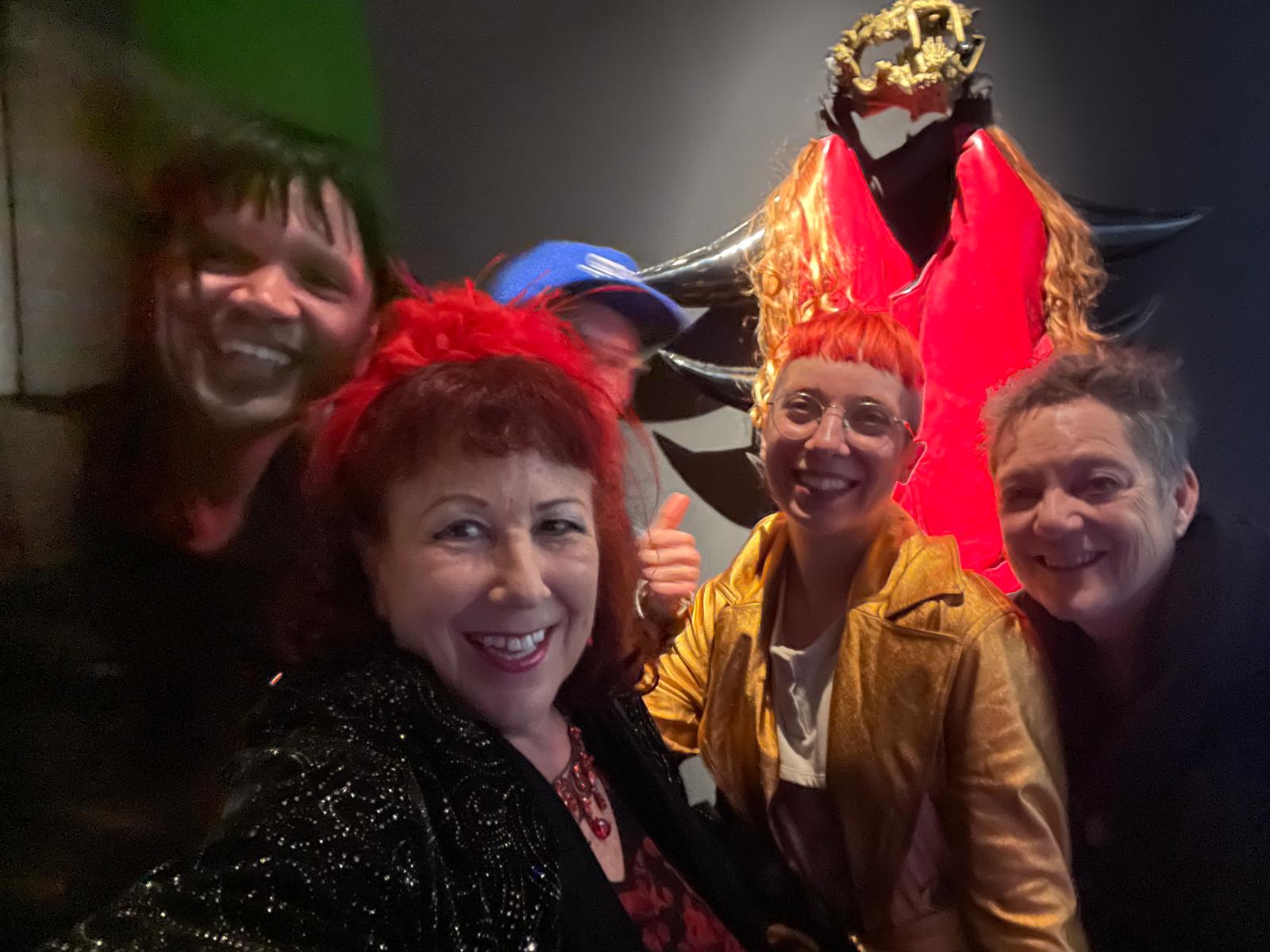 Visitors Annie Sprinkle and Beth Stephens